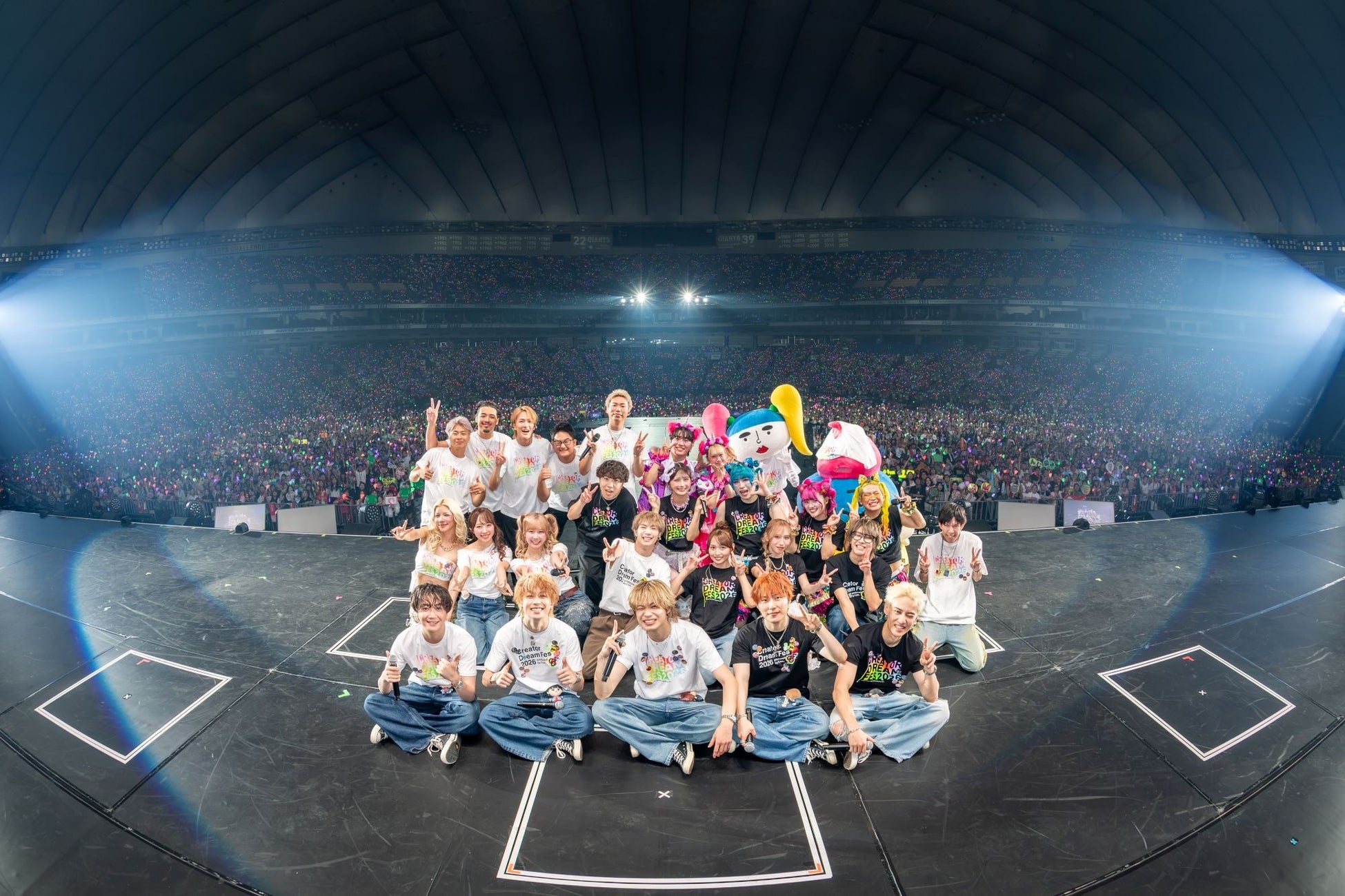 コムドット CDF コムドット新曲「コトダマ」東京ドーム初披露、ばんばんざいに流那が