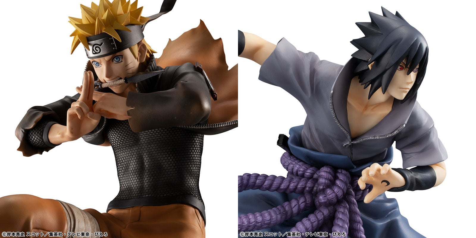 ナルトとサスケの忍界大戦フィギュアが再登場、各17,600円で展開中