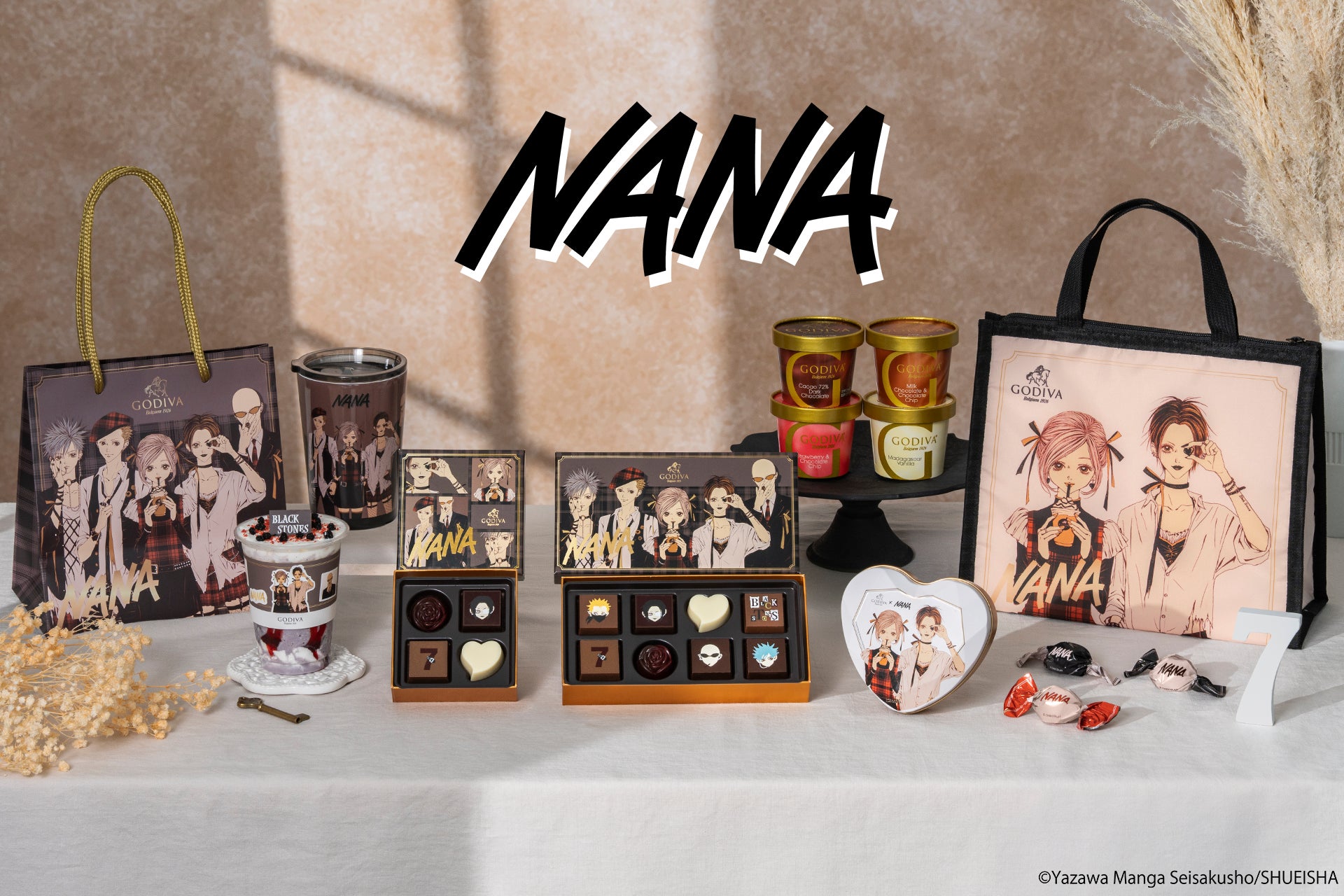 ゴディバ×NANA第2弾、矢沢あい描きおろしのコラボチョコが9月登場