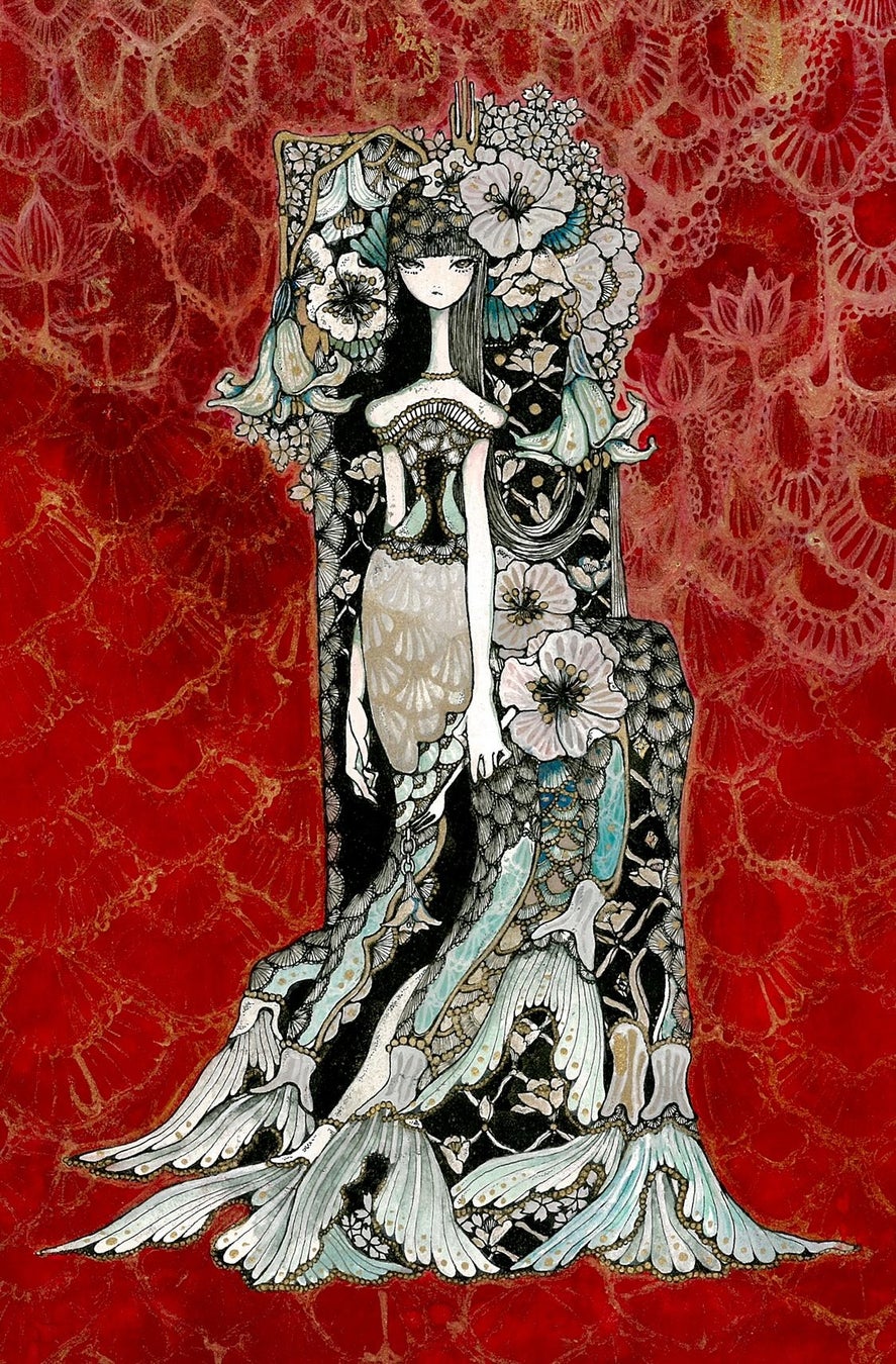 絵画『鱗』 鱗〜ウロコ〜 絵画 yuuri 通販 19273950｜Creema(クリーマ)
