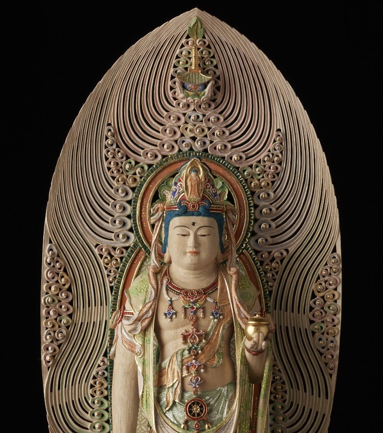 100年に一人の天才仏師が魅せる、荘厳美の世界 - 大丸京都店で200点超