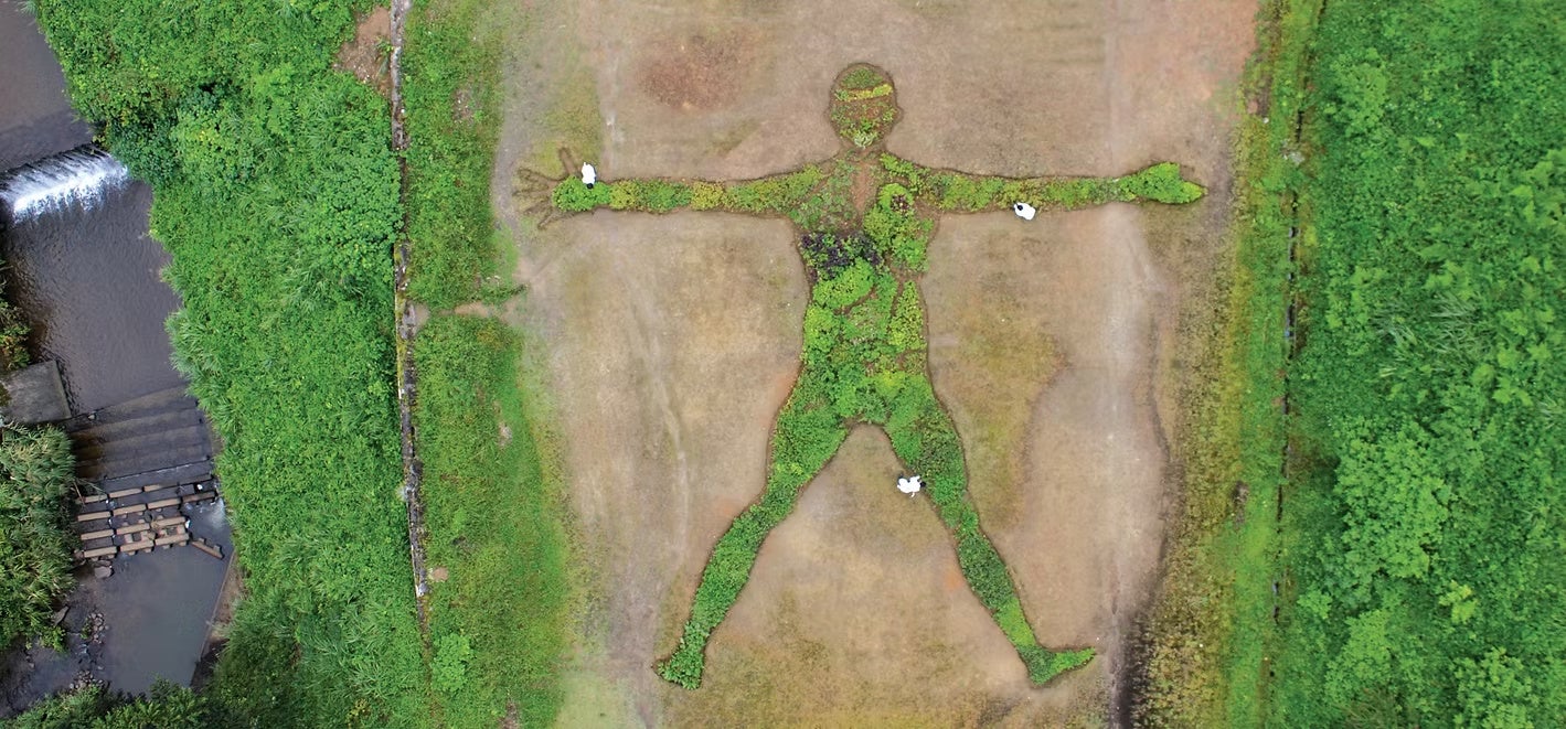 新たな体験型ハーブアート“ハーブマン”が誕生！