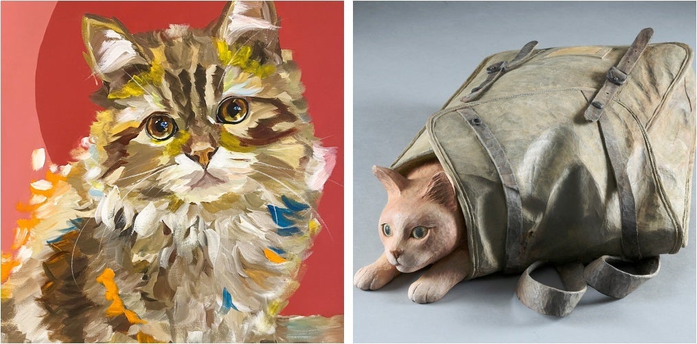猫のアート展が阪神梅田本店で開催！