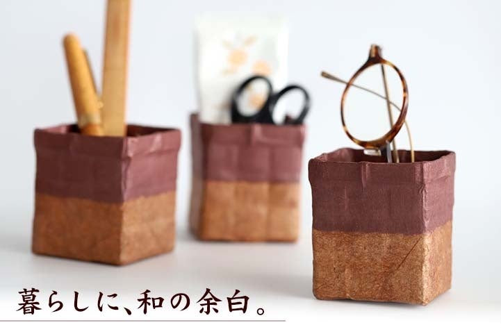 一閑張り小箱が新登場、FB150万再生の職人が手掛ける | 公募