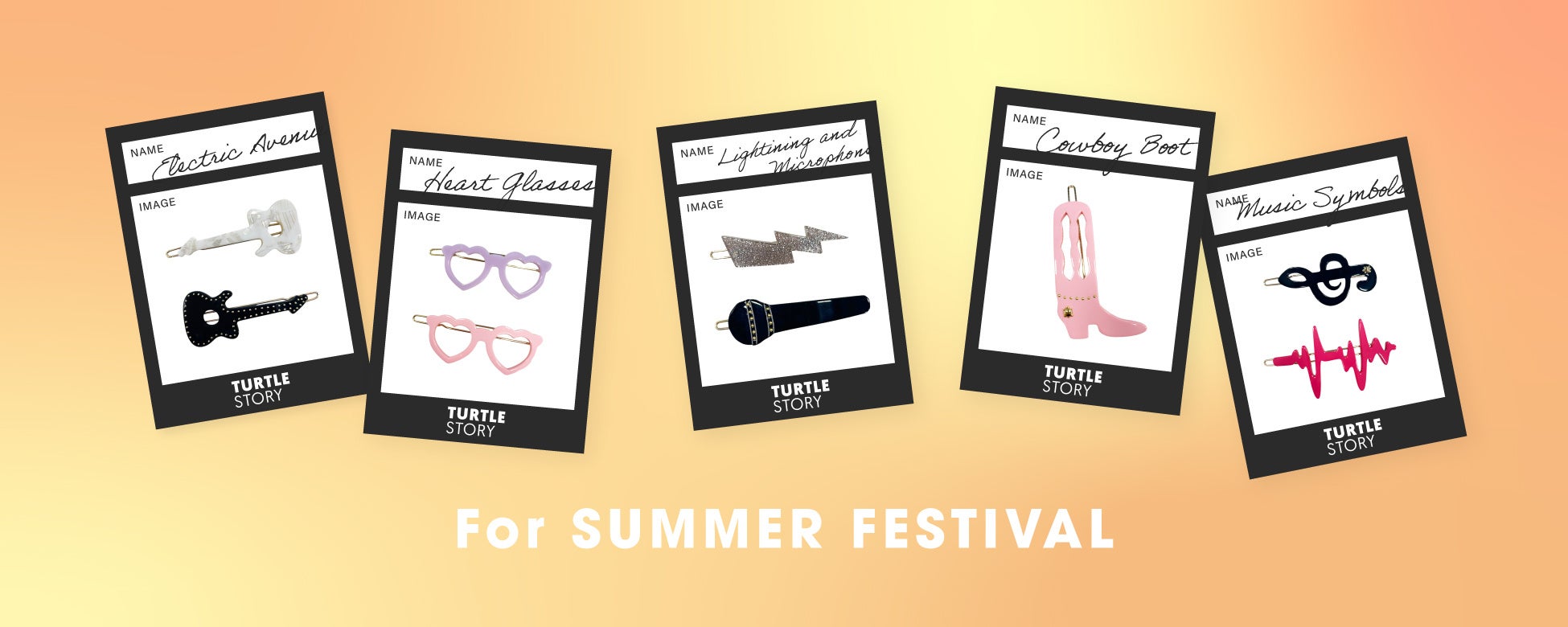 夏フェスにぴったりなヘアアクセサリーが登場