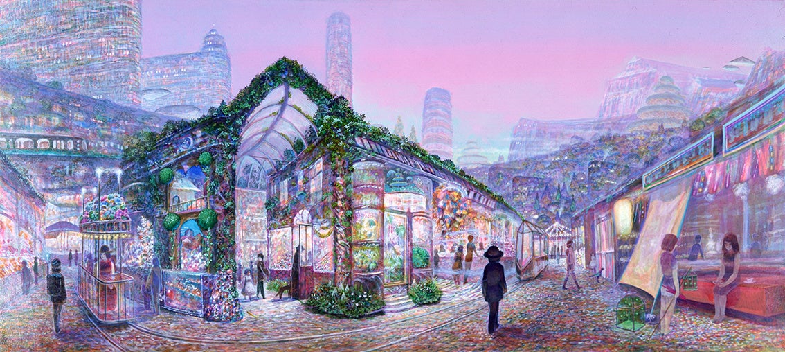 耳をすませば」背景画の巨匠・井上直久、東京有明で喜寿記念個展開催