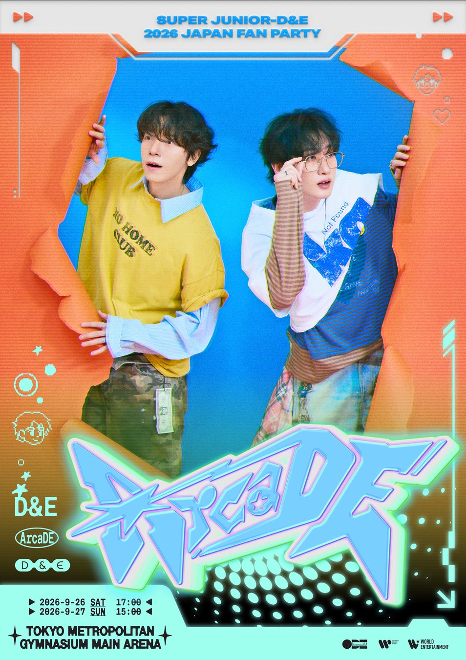 SUPER JUNIOR-D&Eが1年半ぶり日本イベント開催、2026年9月東京体育館で