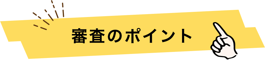 審査のポイント